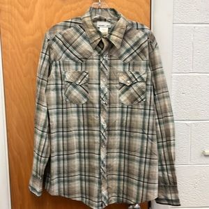 Wrangler Wrancher Pearl Snap shirt